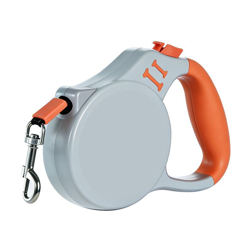 5m retractable dog lead with buffer in 4 colour options