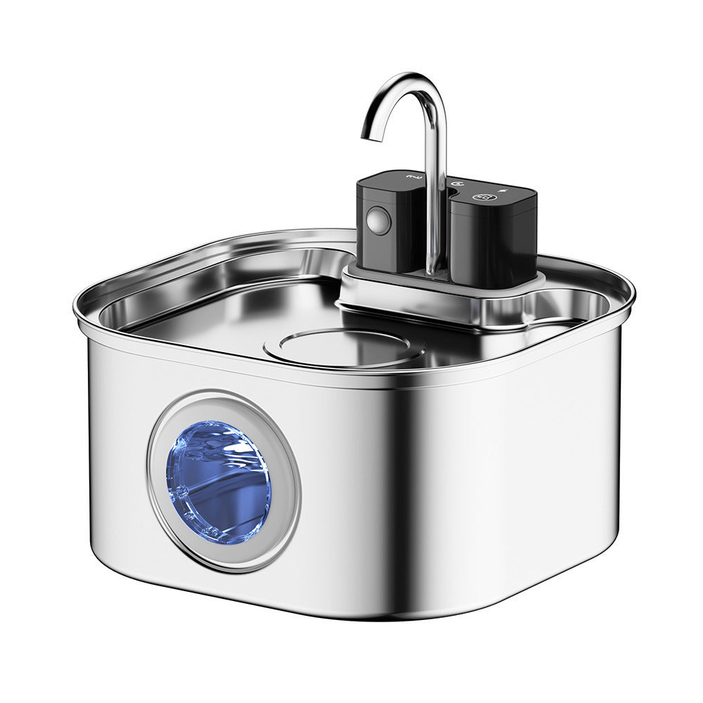 Smart Automatic Pet Water Dispenser with Infrared Sensor and Wireless Charging