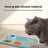 Silicone Pet Lick Mat Slow Feeder Tray with Suction Cup Non-Slip Base for Cats and Dogs