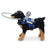 Adjustable blue pet bumper ring harness in polyester, product image 10