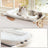 Wooden frame hanging cat bed with plush cushion, photo 4
