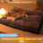 Large dog resting on a warm flannel dog mat