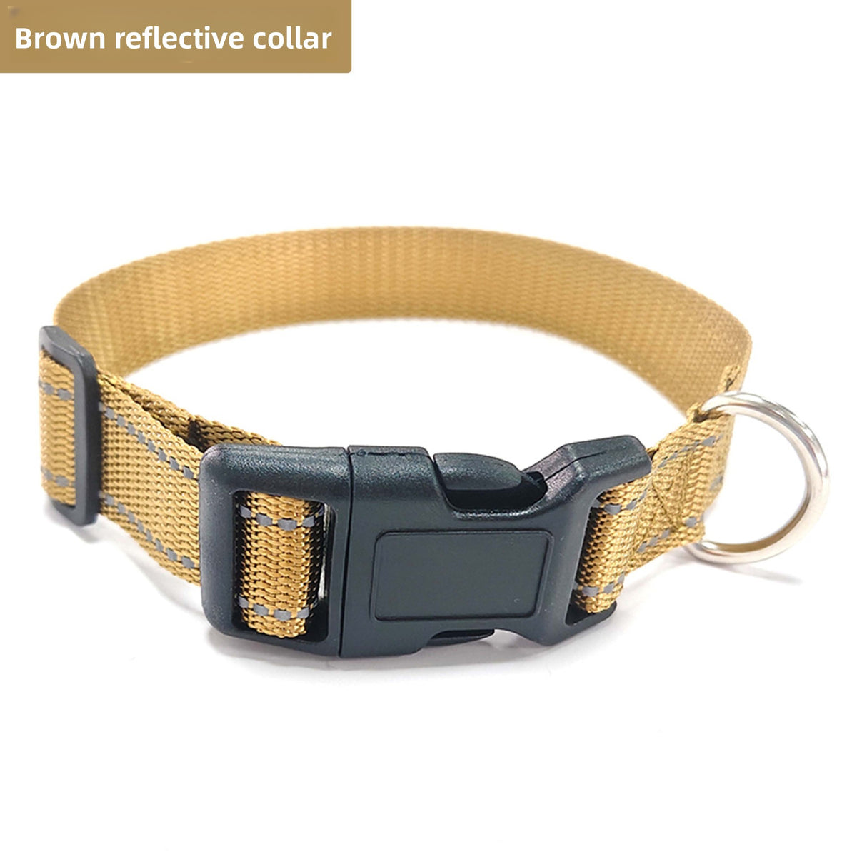 Adjustable polyester collar for dogs and cats, 5 sizes available