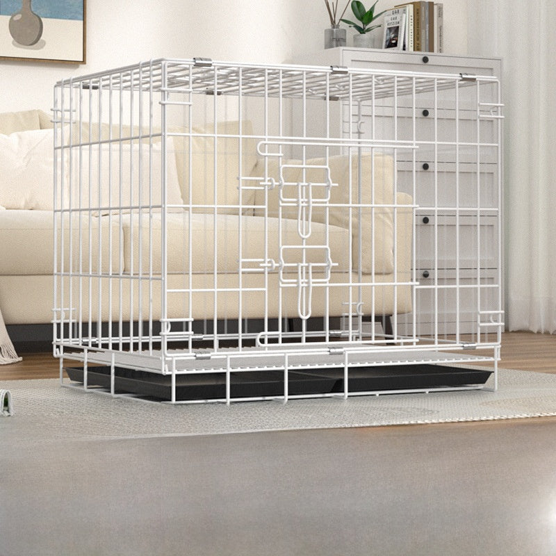 Foldable iron pet crate for small dogs, detail photo 33