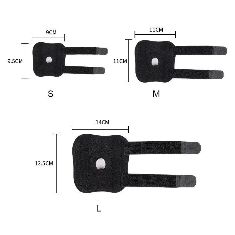 Polyester dog knee pads protecting leg joints of senior dogs, in use with a pet