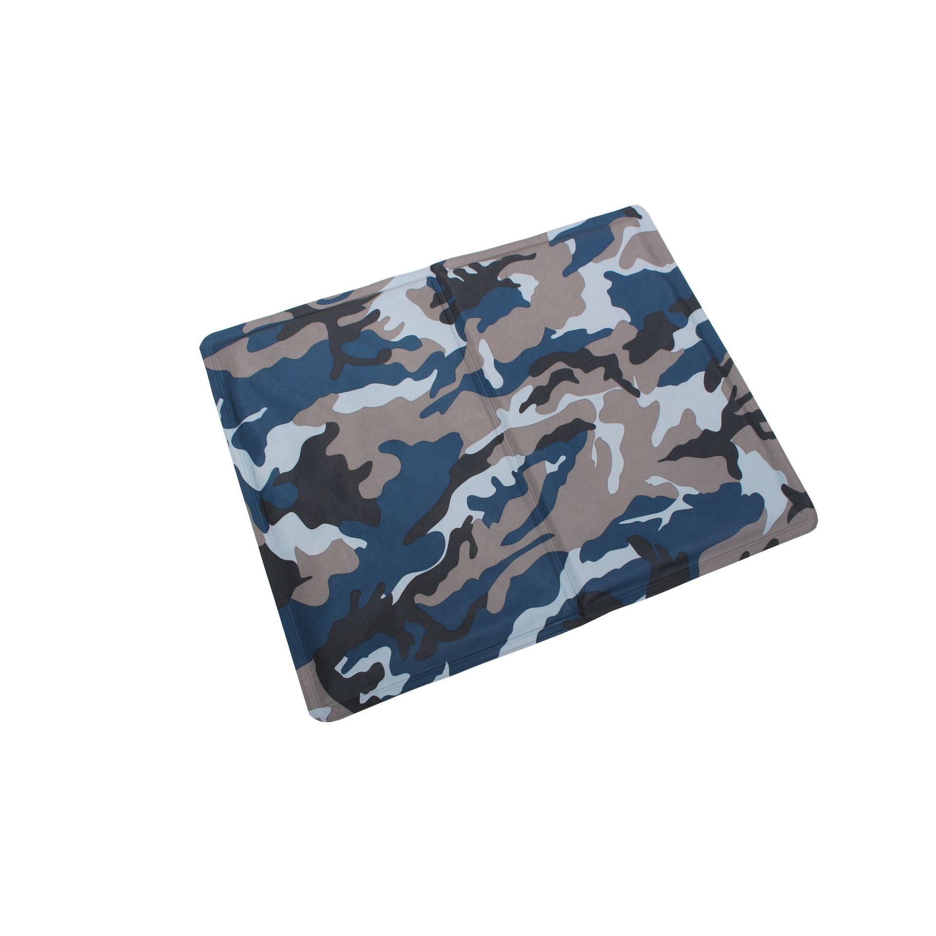 Gel pet cooling mat with sponge layer in Camouflage, size 30 x 40cm Gift Boxed