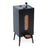 Wooden Pet Feeder with 10kg Food Capacity, Large and Medium Bowls and Two Leg Heights