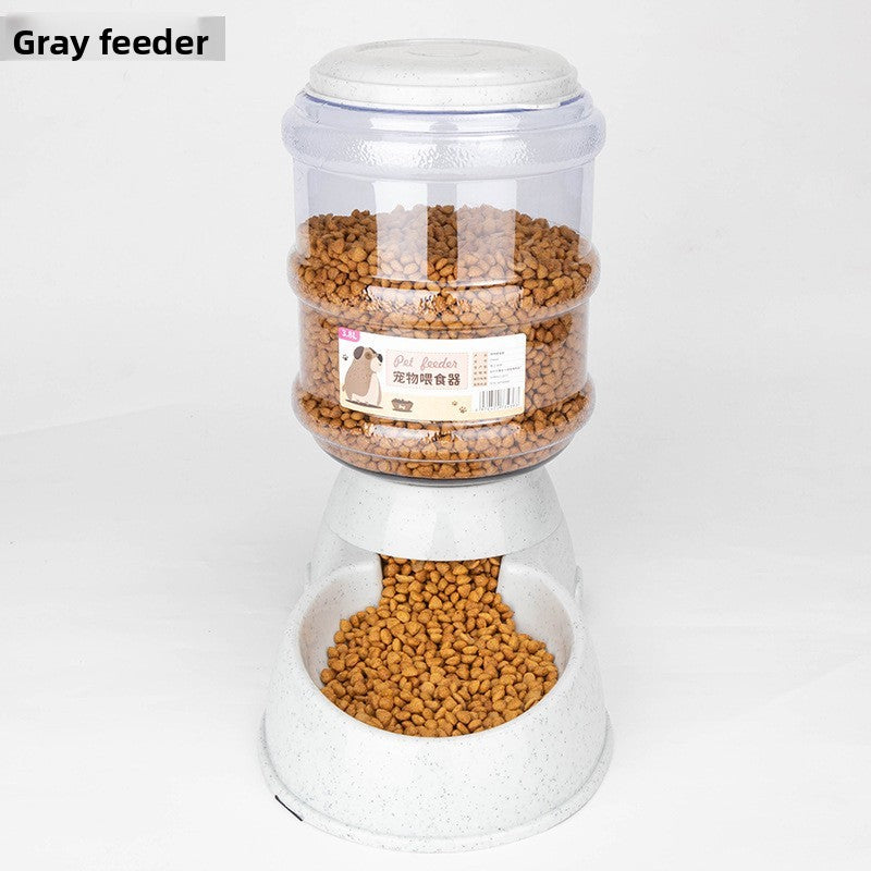 Gravity Pet Food Feeder and Water Dispenser for Cats and Dogs, Non-Electric, Four Colours