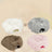 Grey donut tunnel plush cat bed with hanging ball, view 5