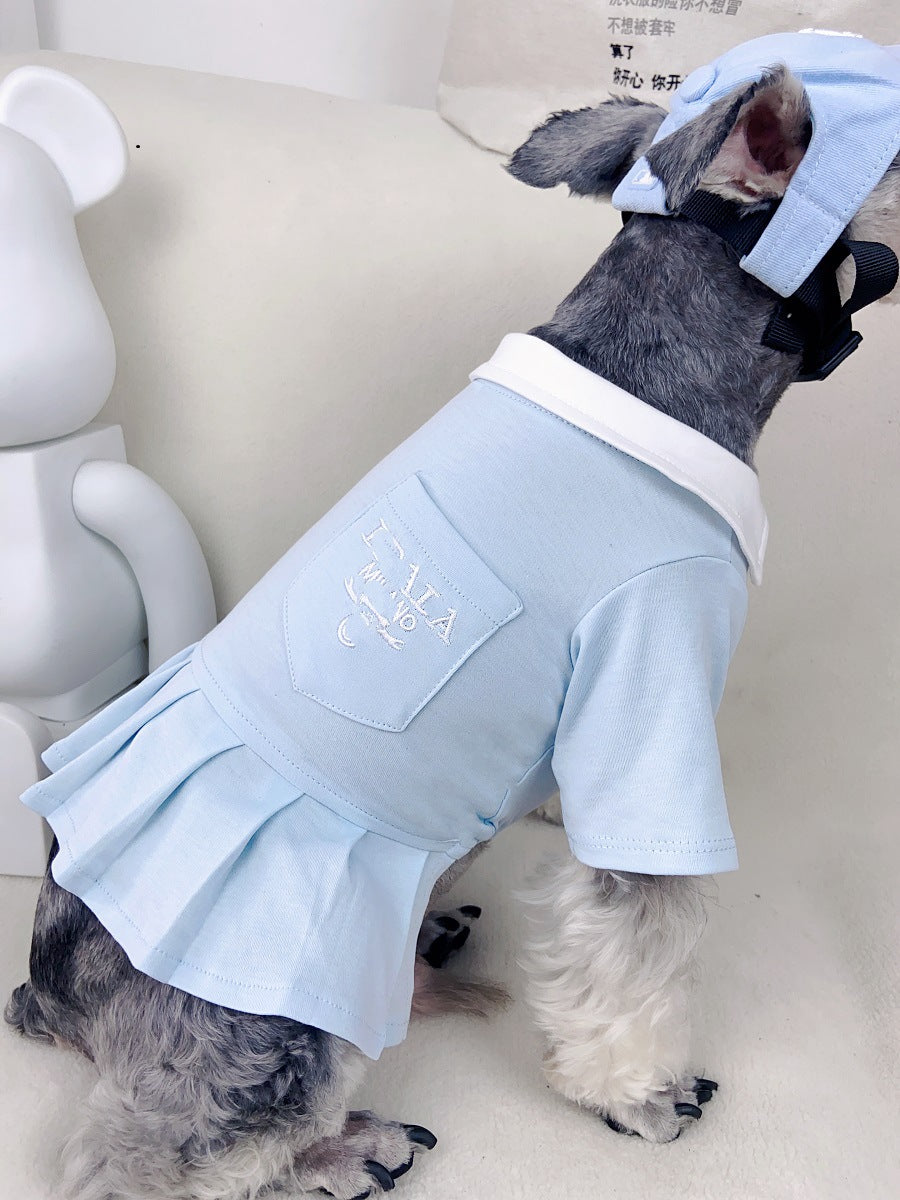 Cotton dog polo shirt and skirt dress, available in 4 styles, image 20