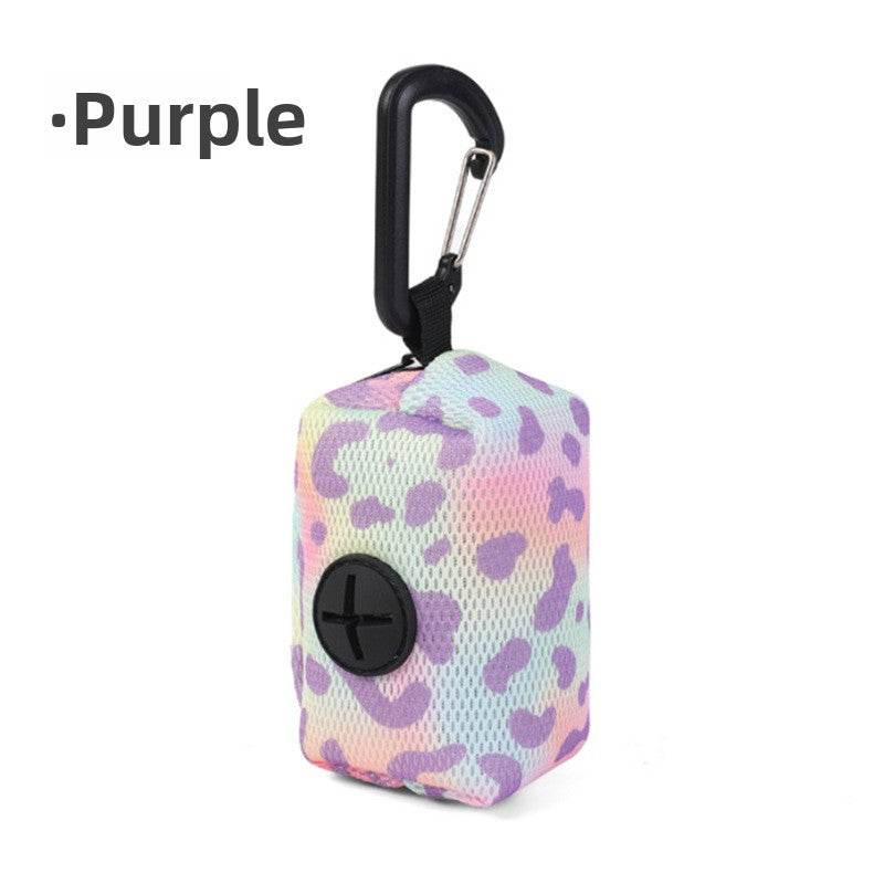 Dog Poo Bag Dispenser, Mesh Leash Attachment for Daily Walks