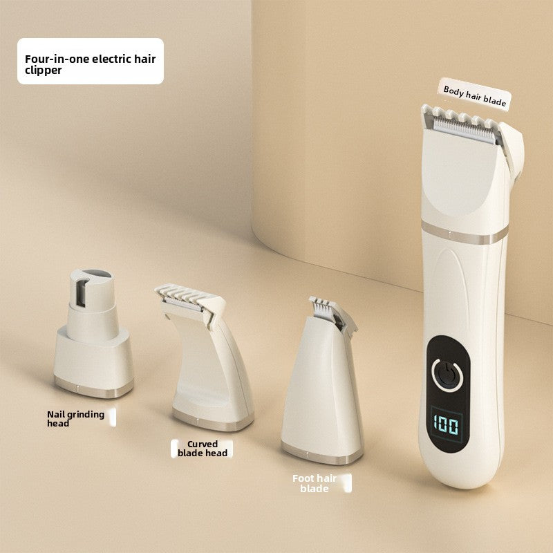 Silent Ceramic Blade Paw Hair Trimmer Kit for Dogs and Cats