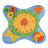 Blue dog snuffle mat with fleece strips for foraging, photo 9