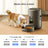 Smart Pet Feeder 2L with Timer, Portion Control and WiFi Control for Cats and Dogs
