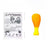 Corn shaped crinkle sound dog toy on white background - photo 11