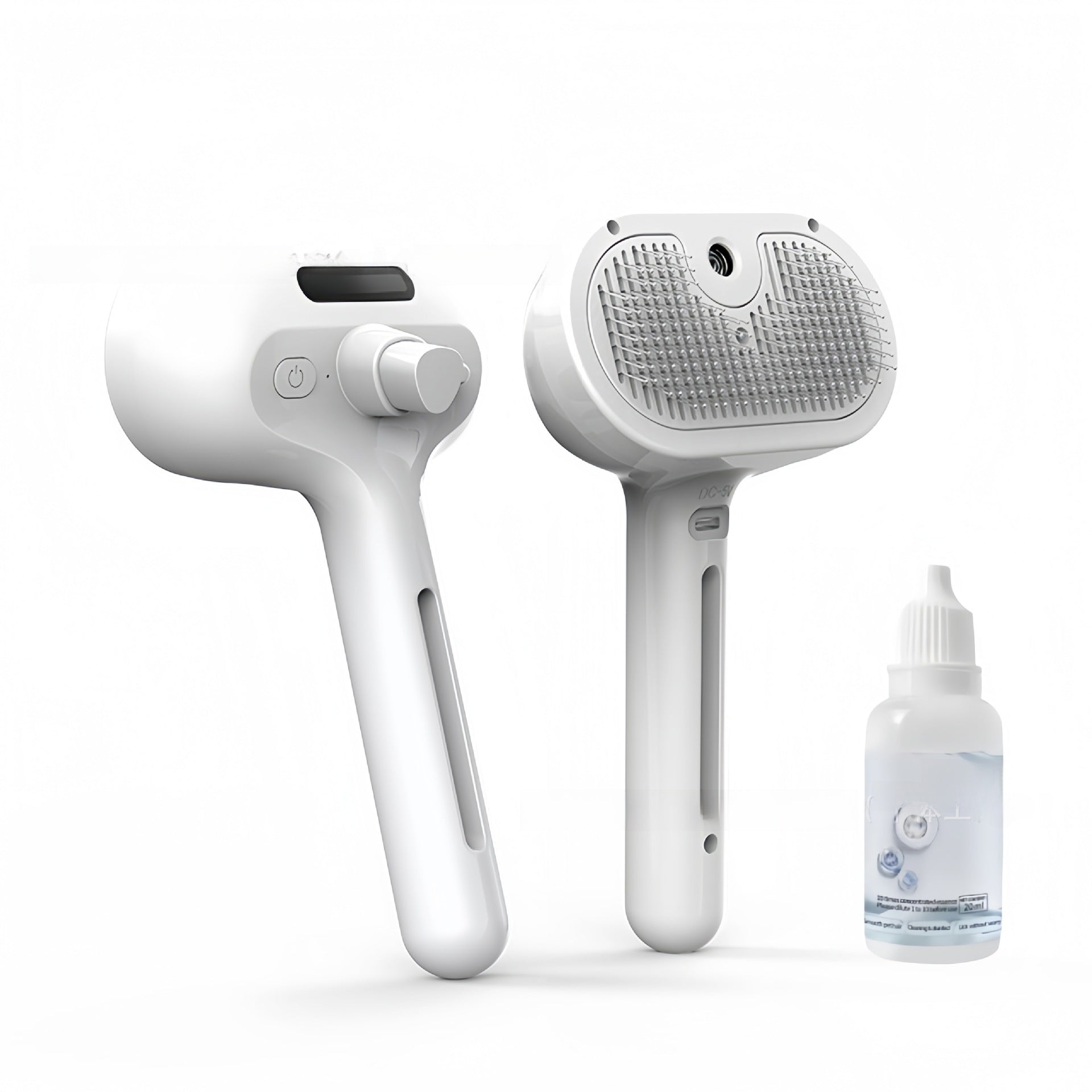 Motorised Pet Grooming Comb with Spray Reservoir, Auto Combing