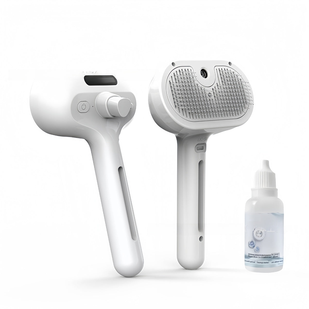 Motorised Pet Grooming Comb with Spray Reservoir, Auto Combing