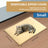 Pink footprint self-heating pet mat for cats and dogs