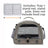 Green breathable bird carrier shoulder bag with mesh windows, view 18