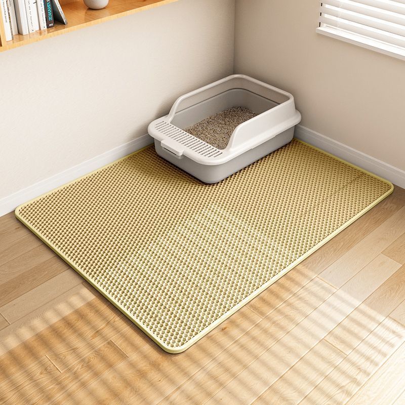 Washable Honeycomb Cat Litter Mat, Double Layer Trapper