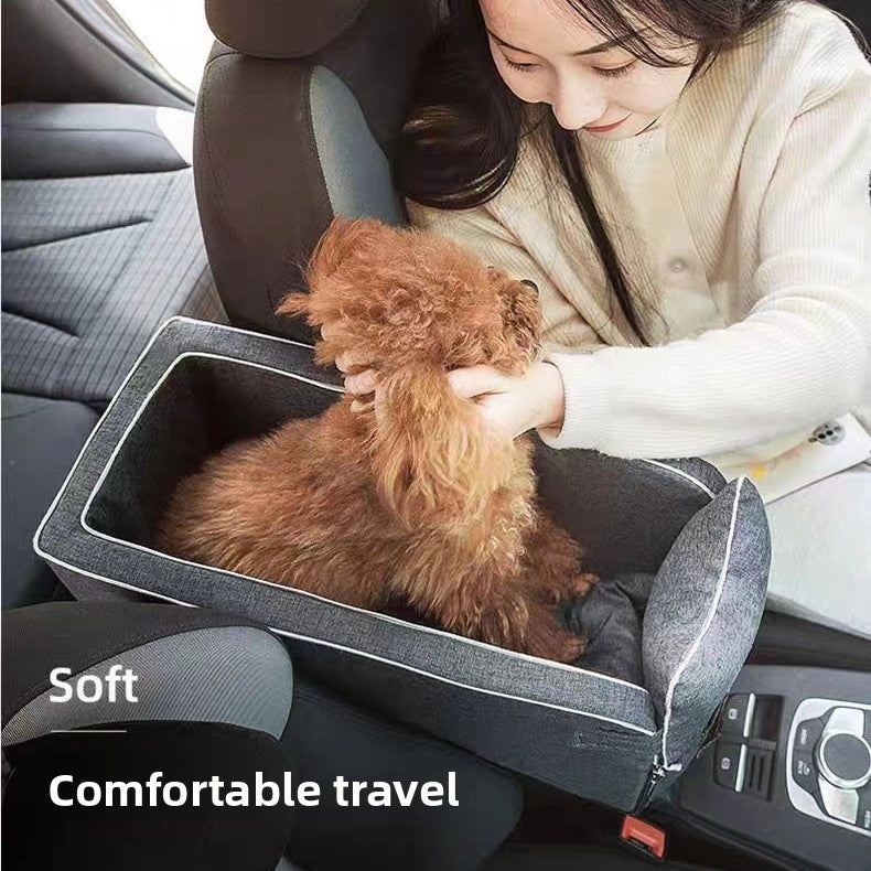 Dog car seat for small dogs and puppies, detail photo 3