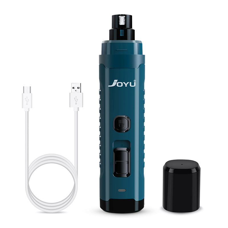 Quiet Pet Nail Grinder with LED Light and Dual Ports