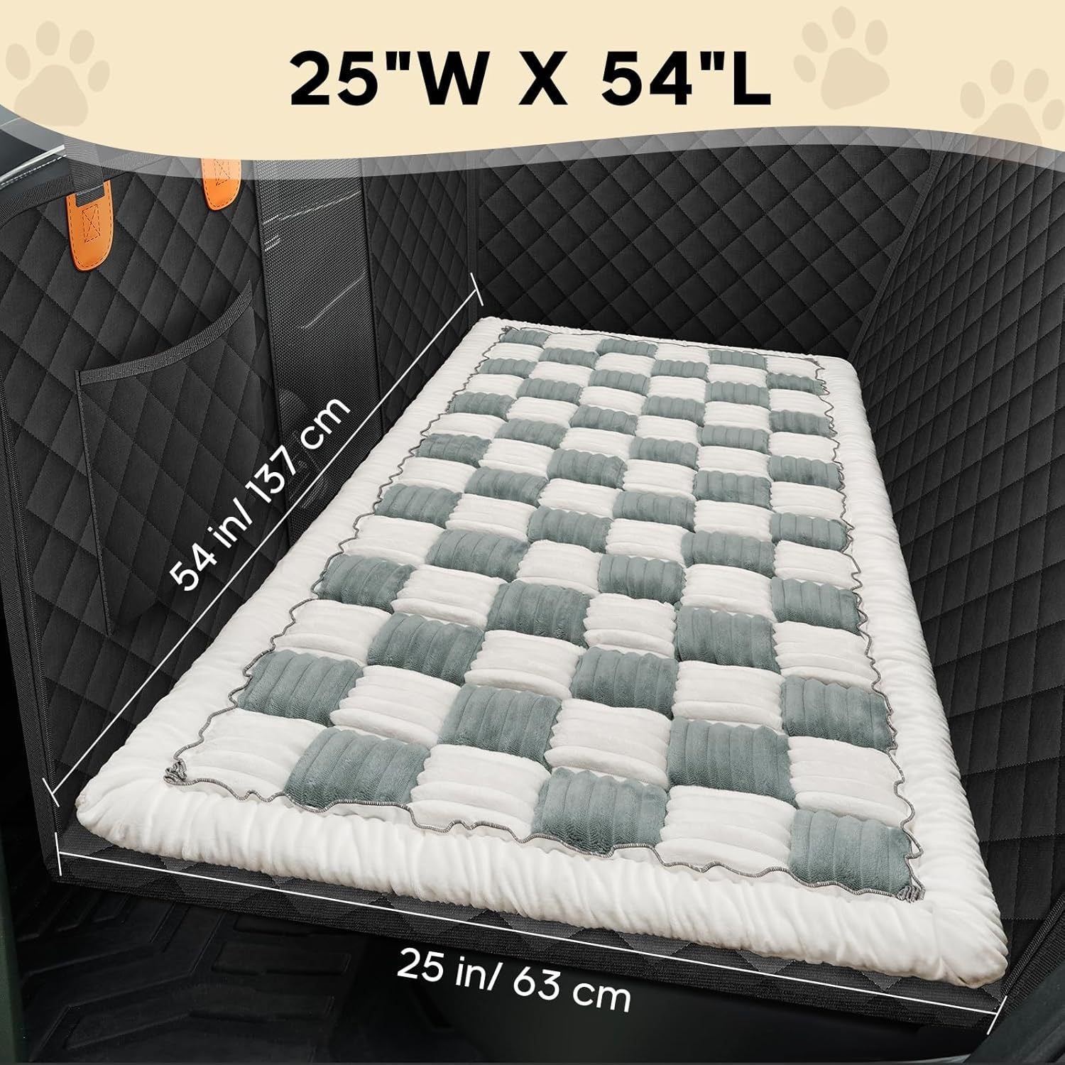 Thick waterproof dog car seat cover, photo 9 of 12