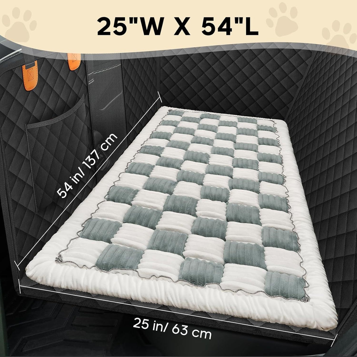 Thick waterproof dog car seat cover, photo 9 of 12