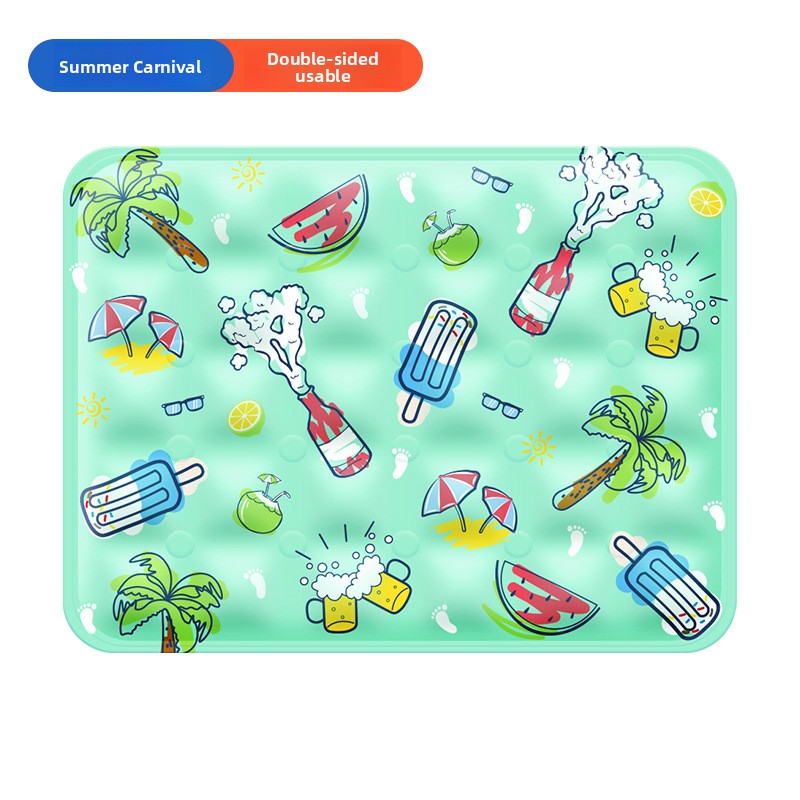 Printed gel cooling pad for cats, photo 7 of 23