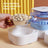 Elevated Double or Triple Pet Food and Water Bowl with Anti-Spill Base for Cats and Dogs
