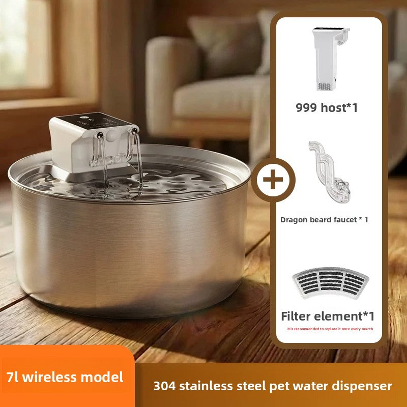Circulating Pet Water Fountain with Infrared Sensor, 2L to 7L