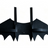 Black felt bat wings costume for cats and dogs