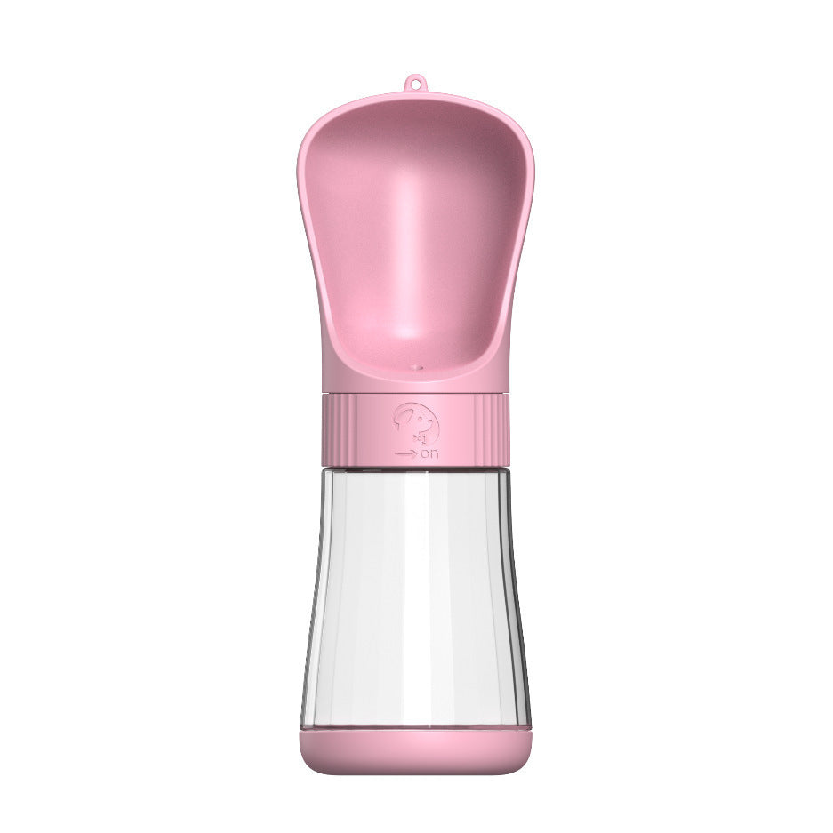 Portable Pet Water Bottle with Drinking Bowl, Leakproof Travel Dispenser for Dogs and Cats