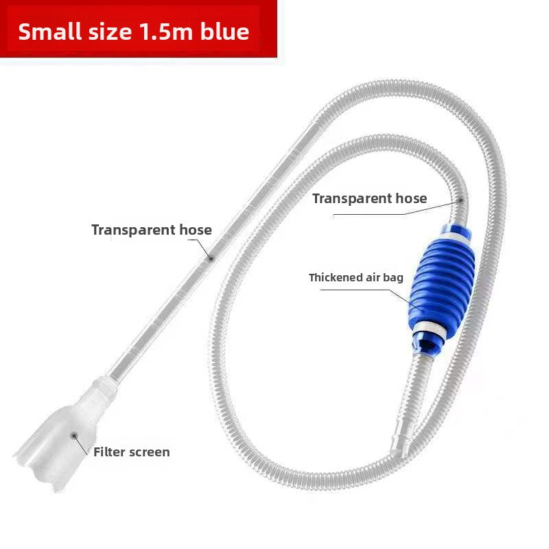 Fish Tank Water Changer Hose, Manual Siphon Cleaning Tool
