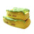 Hot dog shaped pet bed for cats and small dogs, alternative angle view