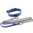 PU leather dog collar and lead set with chain detail, product image 14