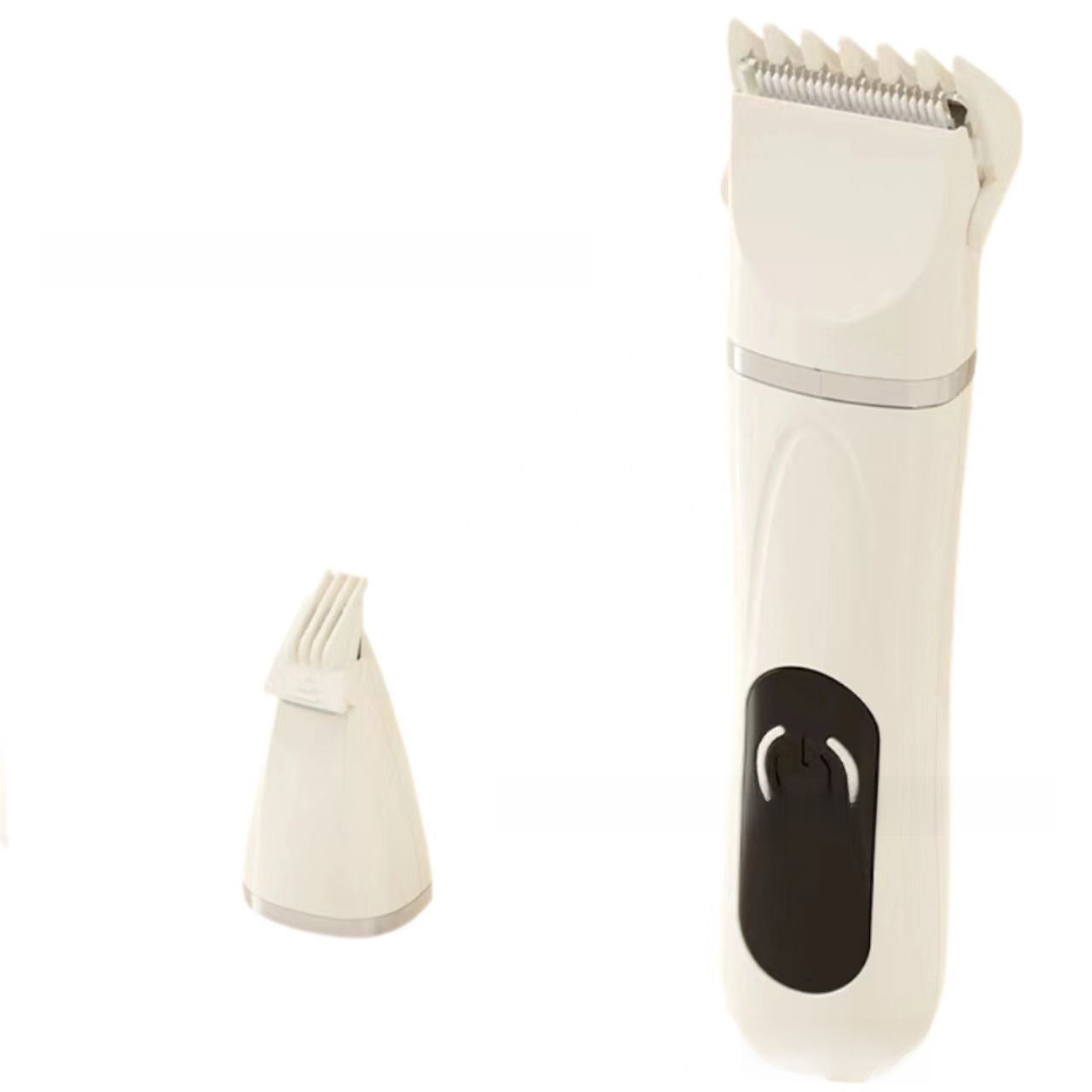 Silent Cordless Pet Clipper with Interchangeable Heads for Grooming