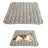 Light grey insulating winter bed pad for cats