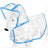 Transparent dog rain poncho with coloured trim, available in 7 colours, image 29