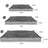 Grey memory foam dog bed with removable water-resistant cover, photo 6