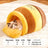 Honey jar shaped yellow flannel cat bed, product image 5