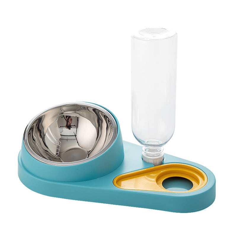 Automatic Pet Water Fountain with Removable Bowl and Anti-Knock Base for Cats and Dogs
