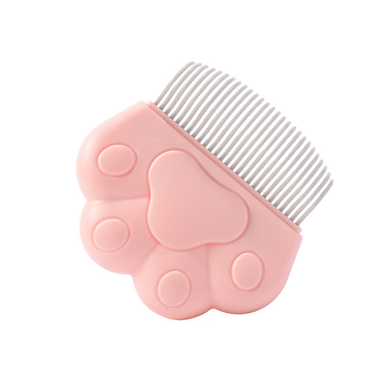 Self-Cleaning Pet Comb with Stainless Steel Pins for Dogs and Cats