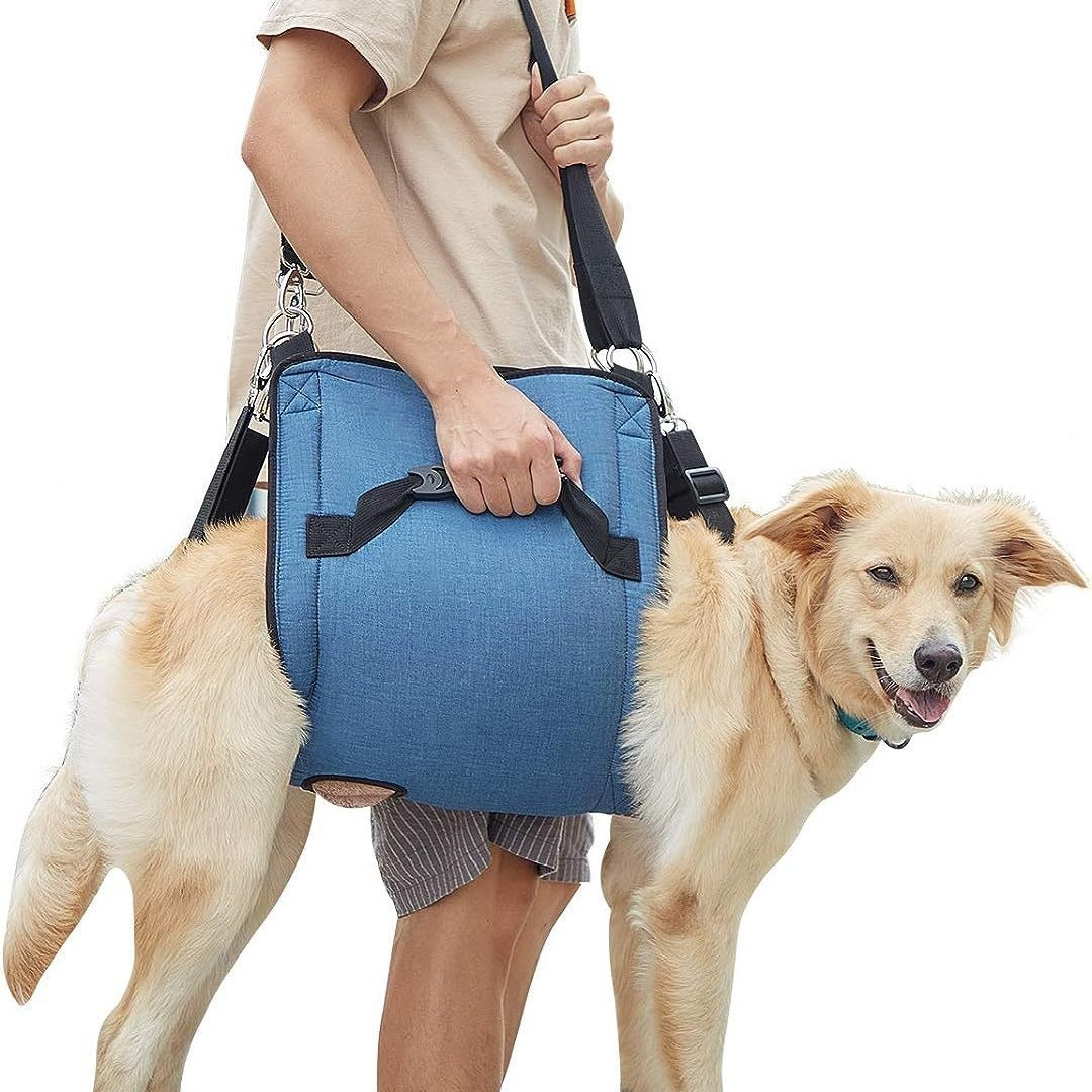 Blue full body lift support harness for large dogs, product image 2