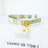 Floral cat collar with bell and safety buckle in Purple Double Layer, material detail