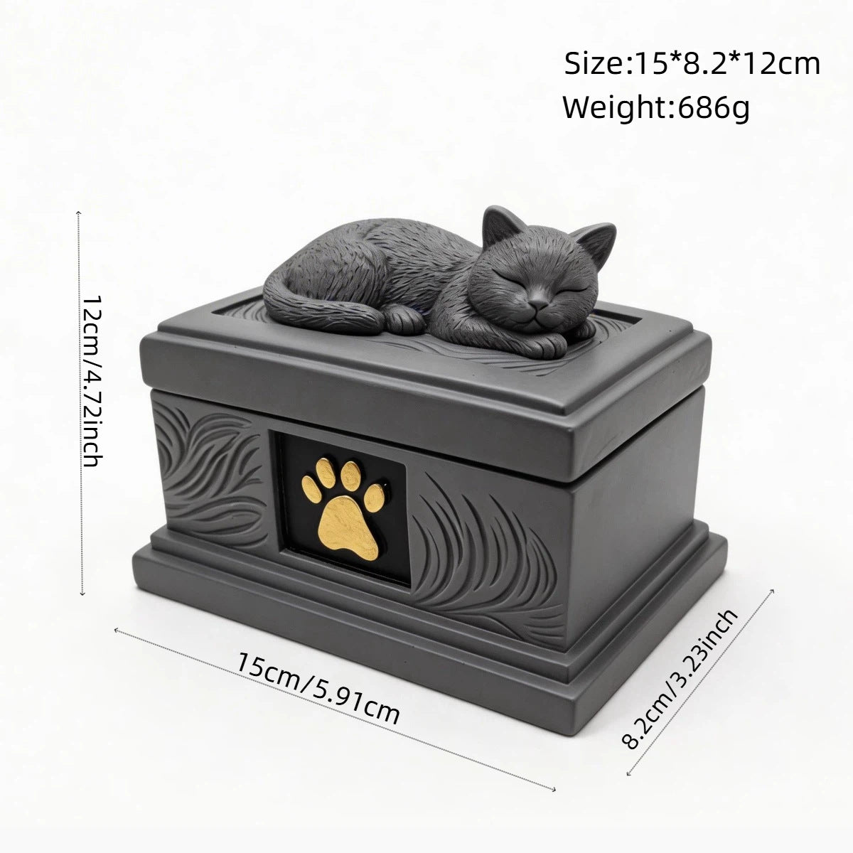 Resin Pet Memorial Urn