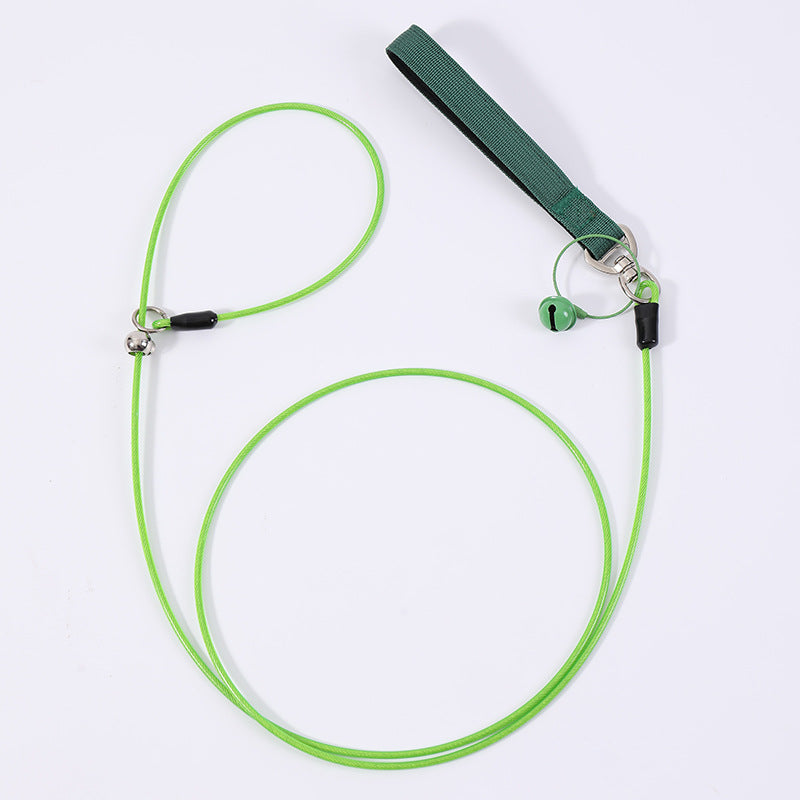 Steel wire core dog slip lead, ideal for everyday use