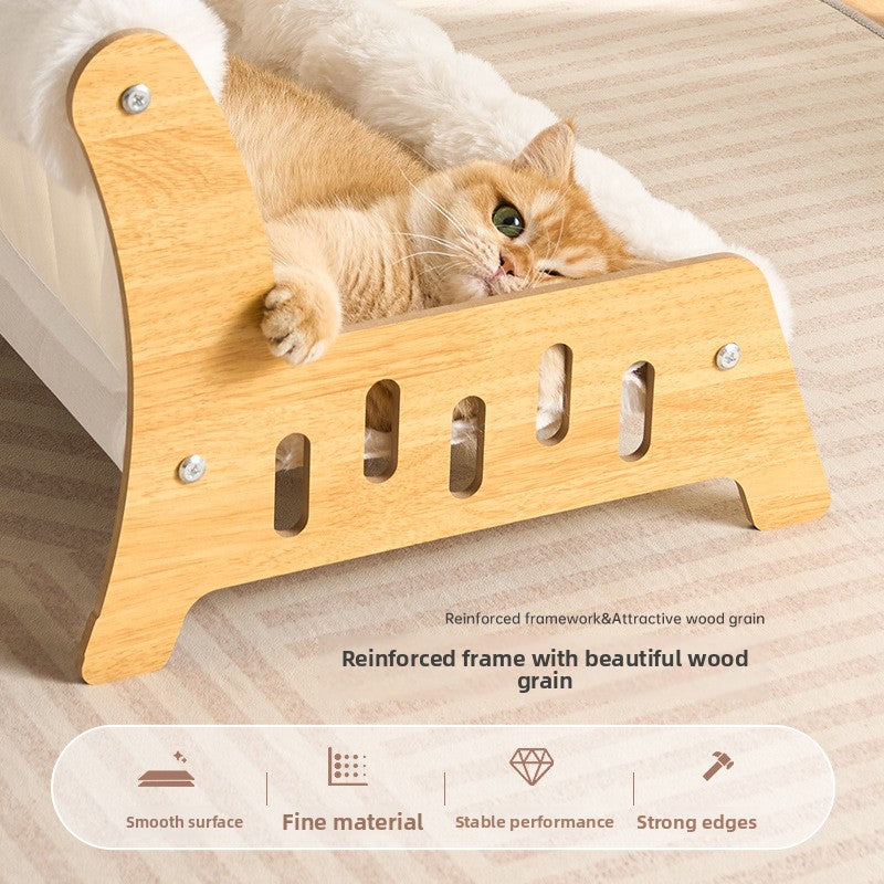 Bubble velvet pet sofa nest for cats and small dogs, photo 3