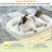 Suction cup window cat bed with plush cushion, main product photo