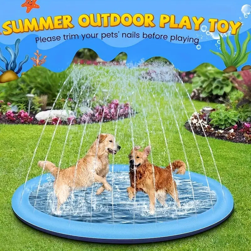 Kids Pet Water Spray Play Mat